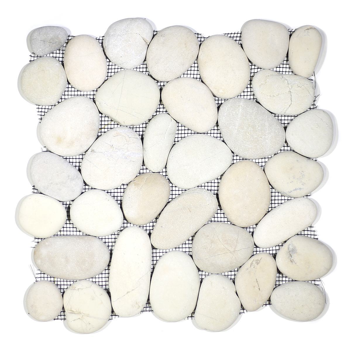 WHITE STANDARD ROUND STONE PEBBLE 