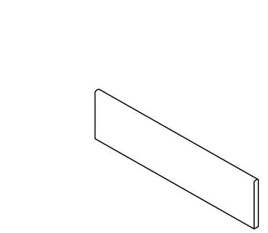 3 x 12 Atelier  White Bullnose