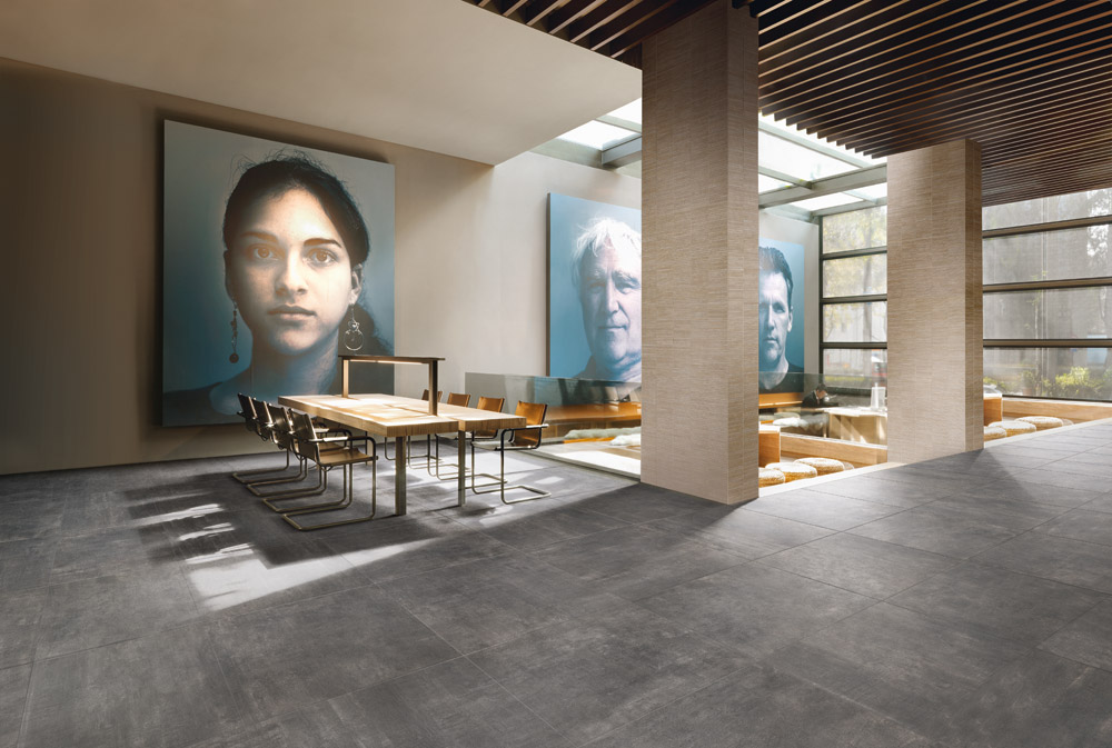 32 x 32 Icon Jet Black Rect. Porcelain tile