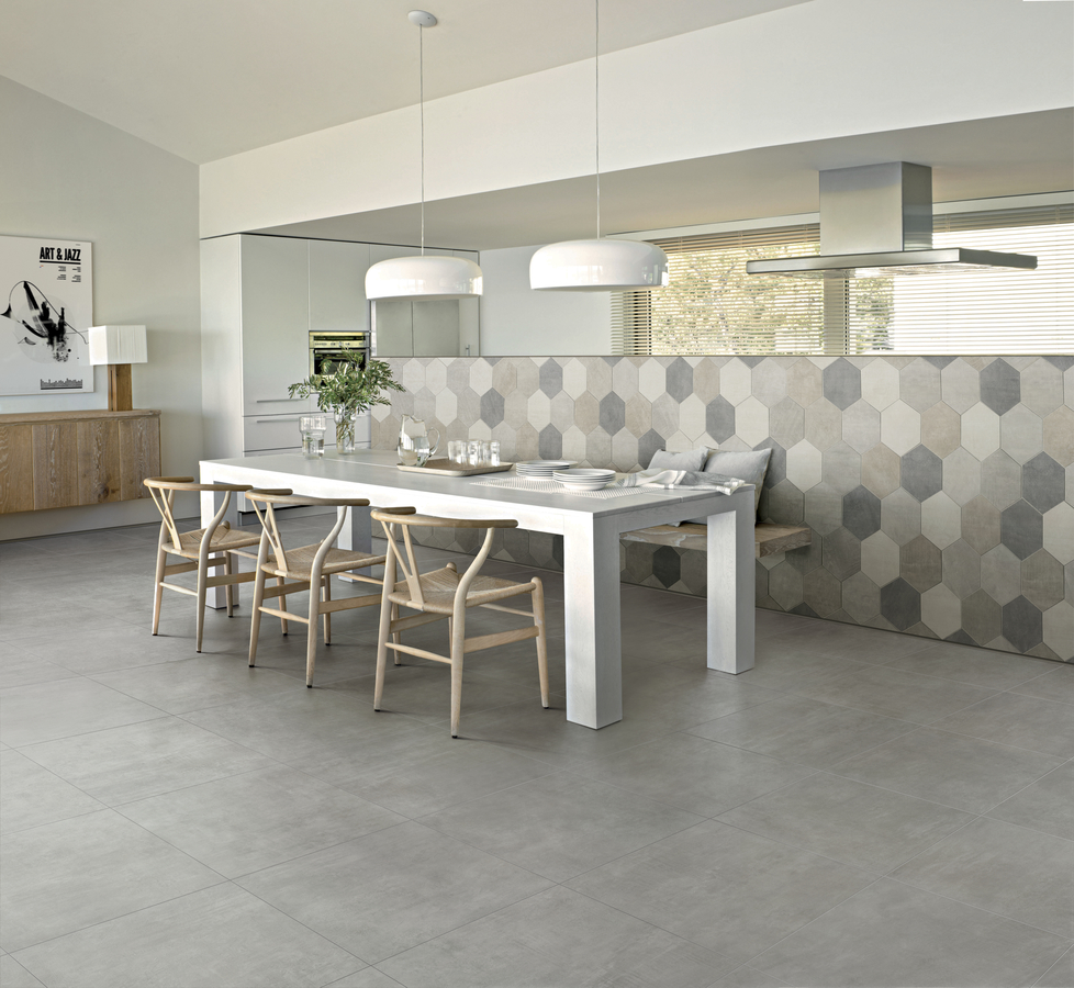 12 x 24 Icon Dove Grey Rect. Porcelain tile